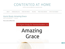 Tablet Screenshot of contentedathome.com